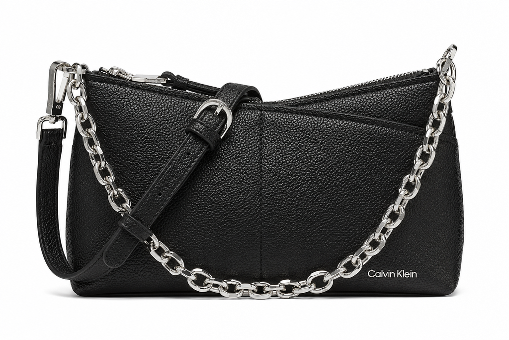 Calvin Klein Camila – Bolso Cruzado con Cadena 100% Original