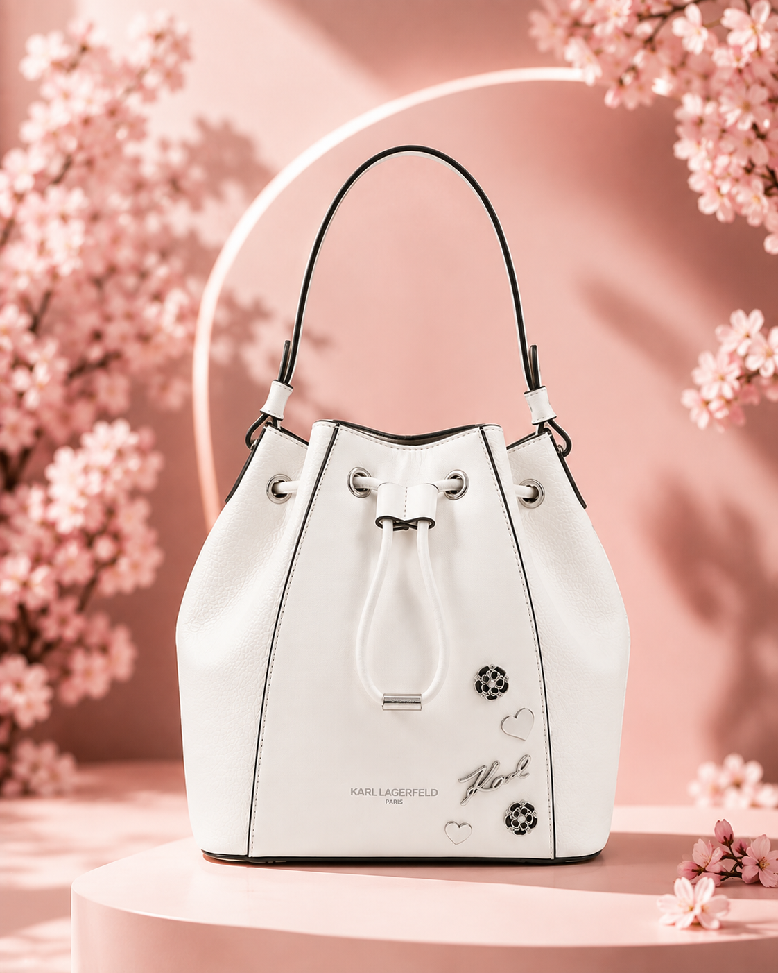 Karl Lagerfeld Andrea – Bolso de Cubo Adele 100% Original