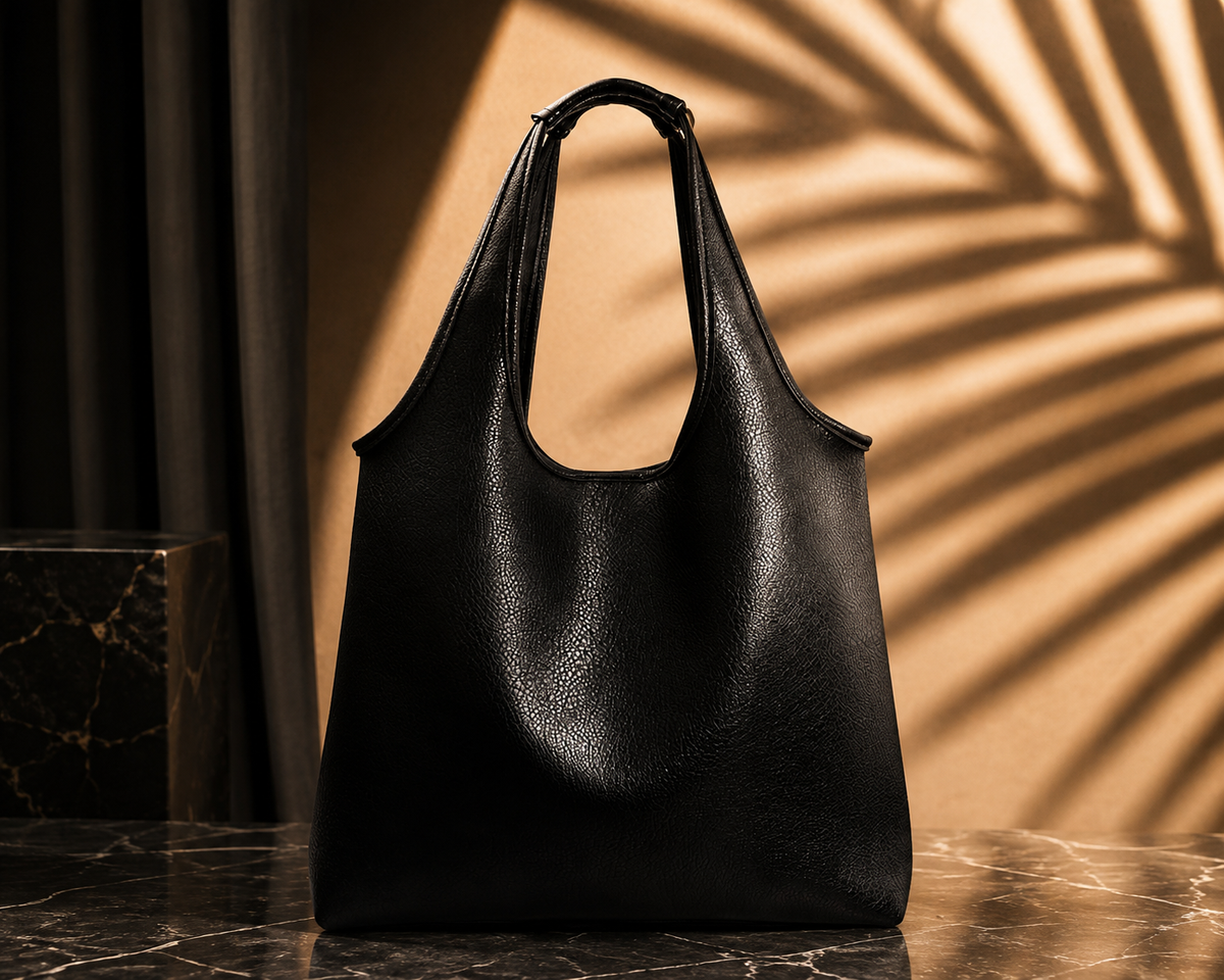 HOXIS Olga – Bolso Hobo de Cuero Vegano