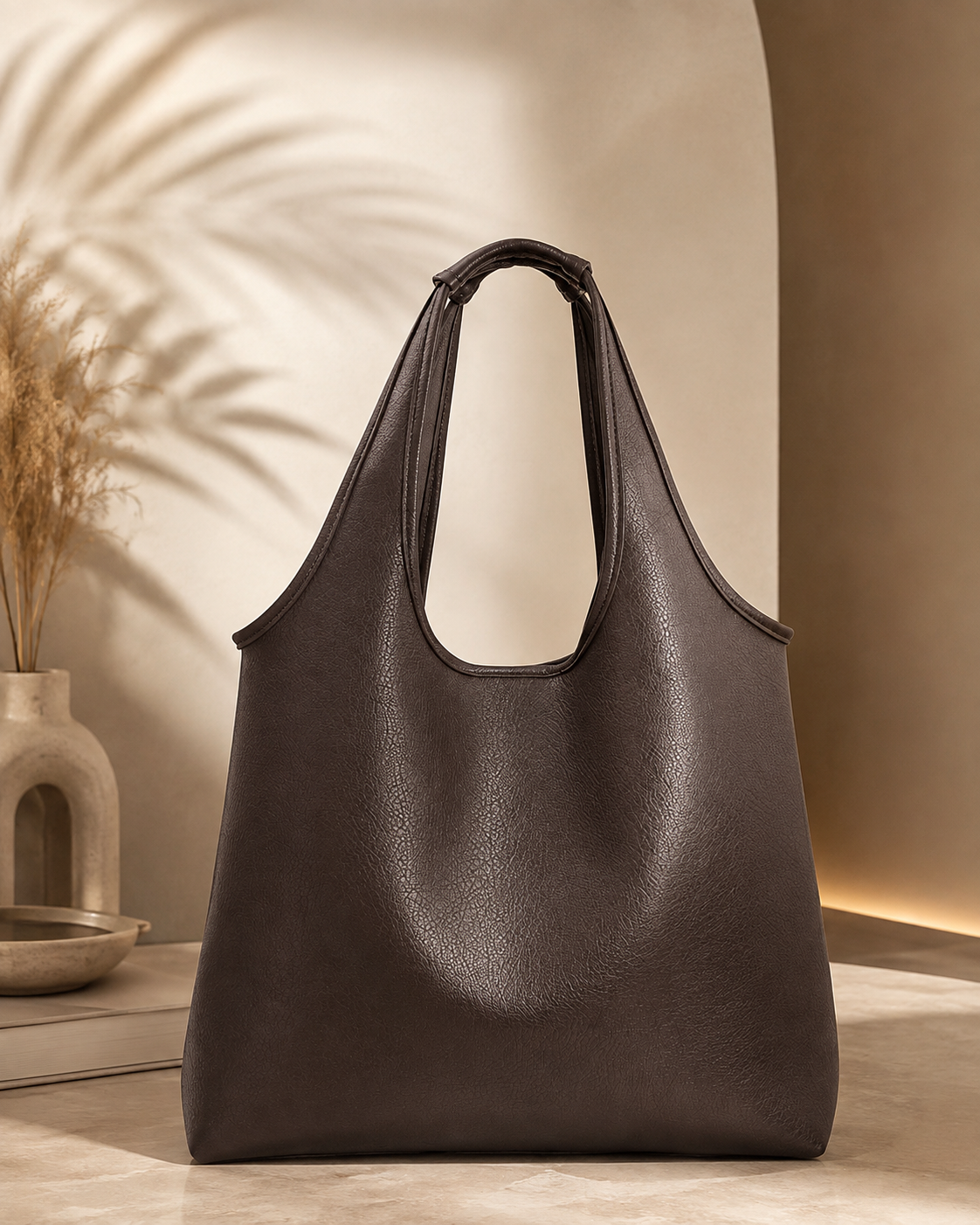 HOXIS Olga – Bolso Hobo de Cuero Vegano