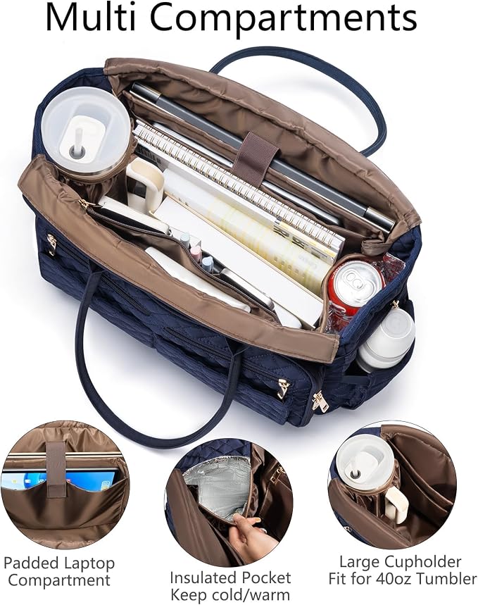 Bagstellar Aurora – Tote Bag Funcional para Trabajo y Viaje