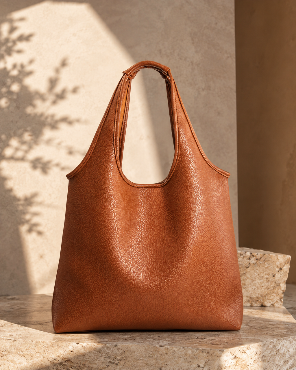HOXIS Olga – Bolso Hobo de Cuero Vegano