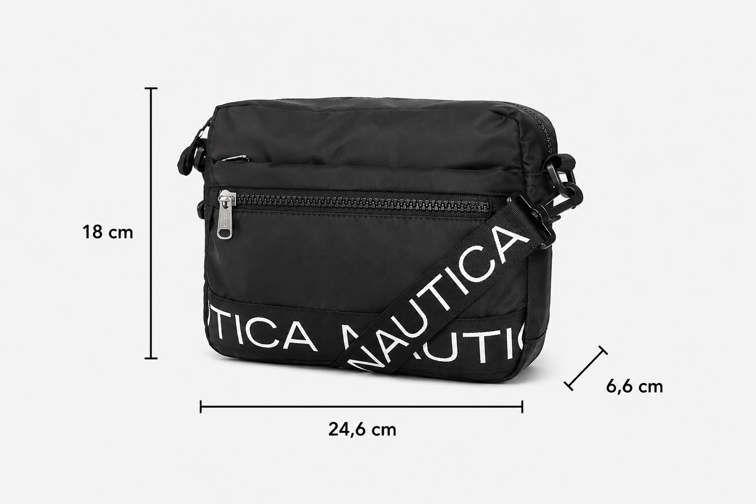 Nautica Ximena – Bolso Cruzado/Cangurera Bean 100% Original