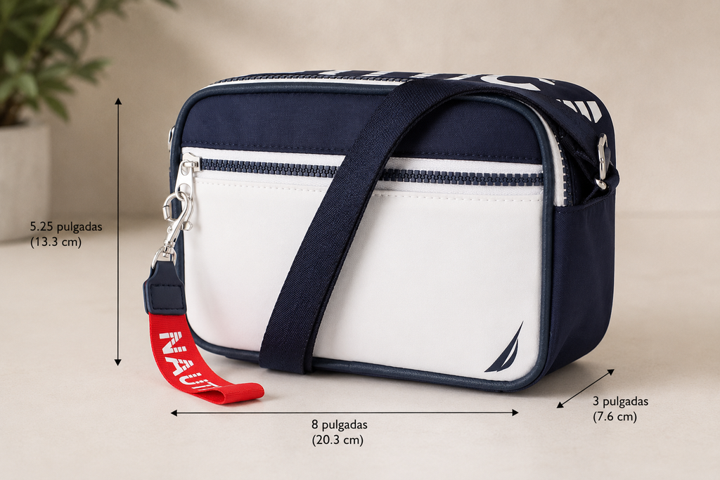 Nautica Paola – Bandolera Cruzada para Cámara High Seas 100% Original