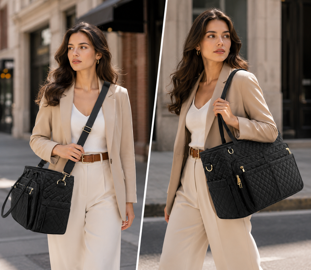Bagstellar Aurora – Tote Bag Funcional para Trabajo y Viaje