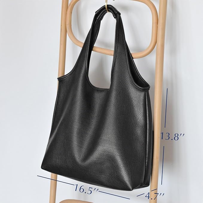 HOXIS Olga – Bolso Hobo de Cuero Vegano