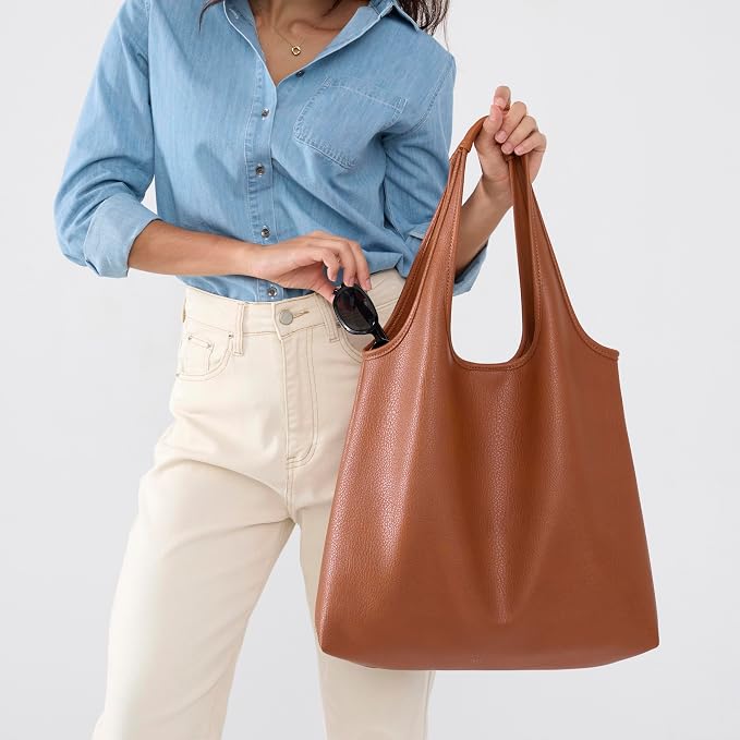 HOXIS Olga – Bolso Hobo de Cuero Vegano