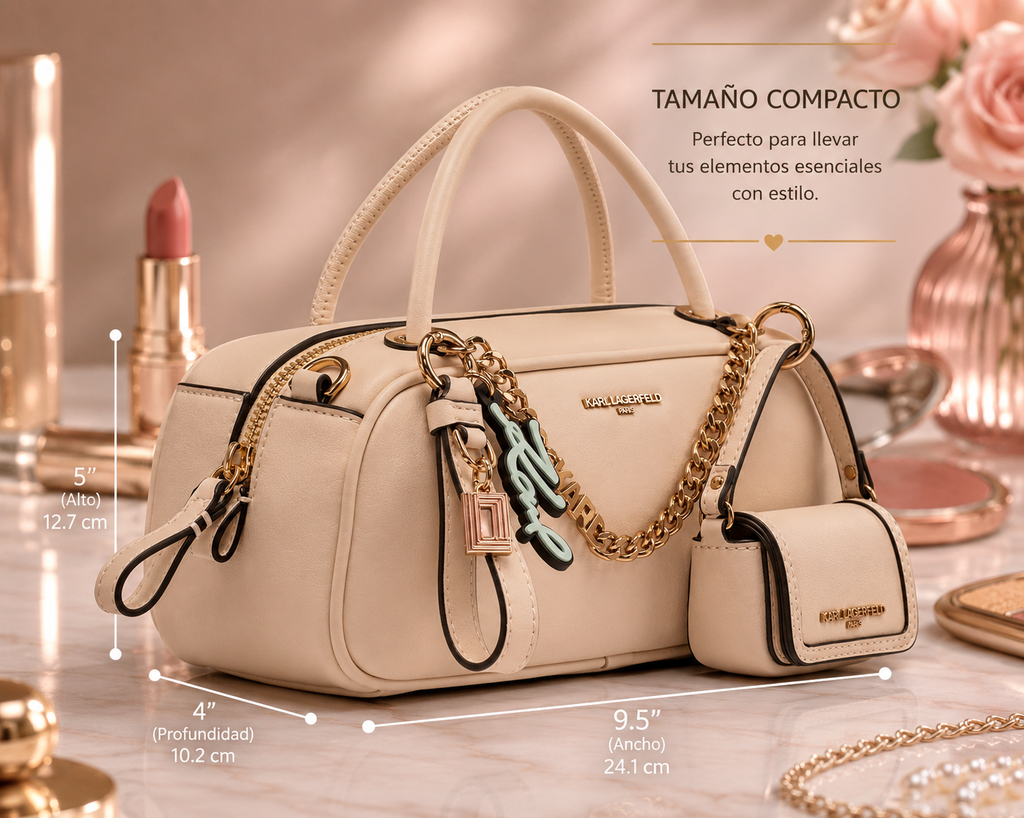Karl Lagerfeld Amelia – Bolso Bandolera Zaylia 100% Original