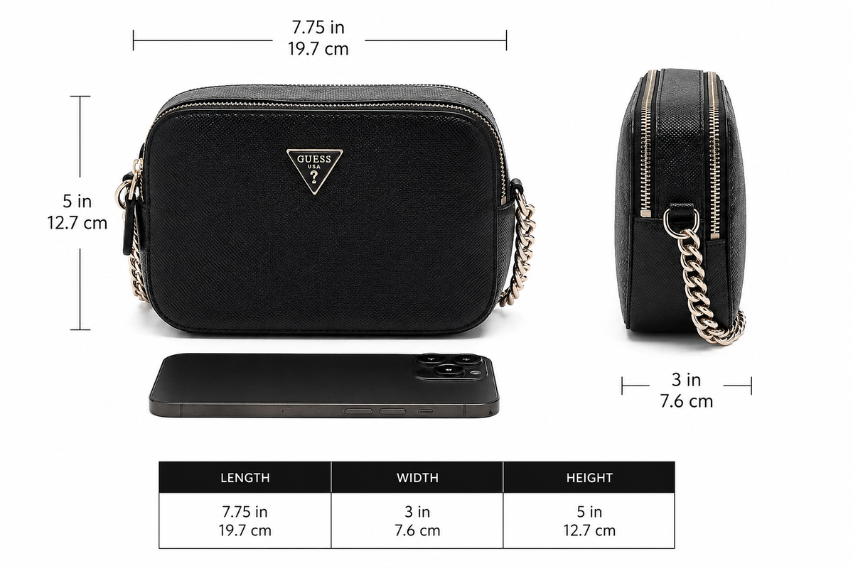 Guess Daniela – Bolso Cruzado Cámara Noelle II 100% Original