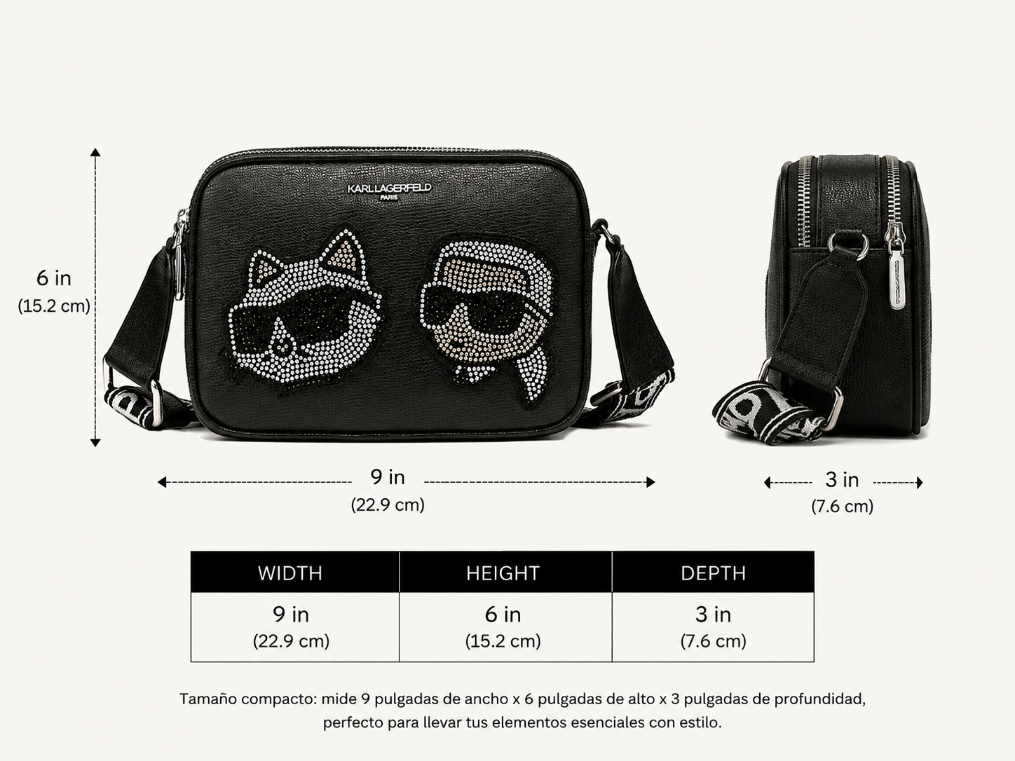 Karl Lagerfeld Rebeka – Bandolera Maybelle Choupette 100% Original