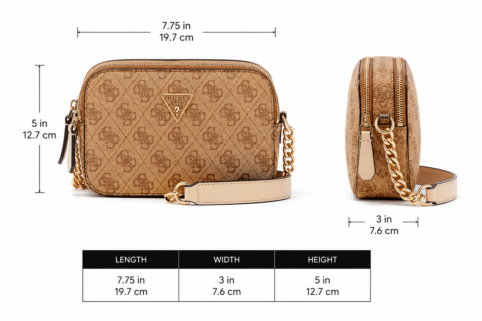 Guess Daniela – Bolso Cruzado Cámara Noelle II 100% Original