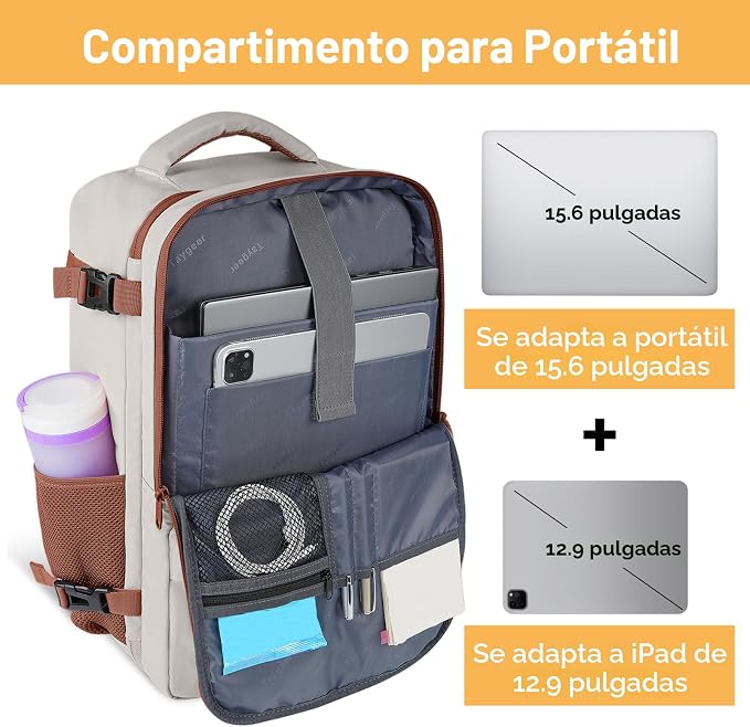 Taygeer Valentina – Mochila Funcional para Trabajo y Viaje