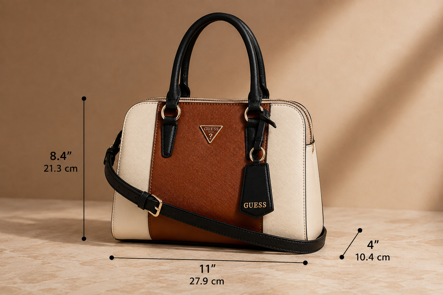 Guess Isabela – Bolso Satchel Sarai 100% Original