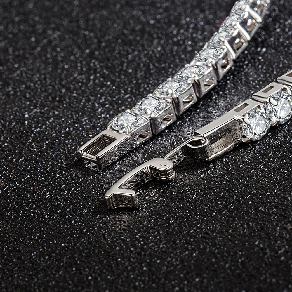 Pulsera Tenis de Plata 925 con Circonita para Mujer