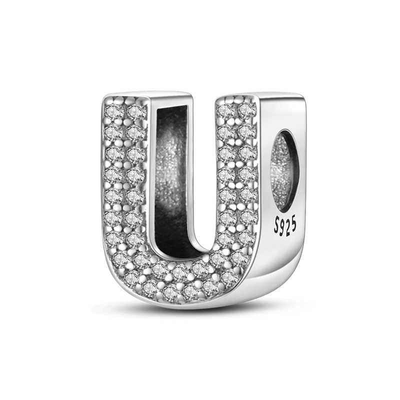 Charm Letra del Abecedario Plata 925 para Pulsera