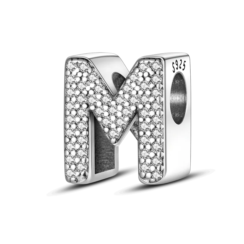 Charm Letra del Abecedario Plata 925 para Pulsera