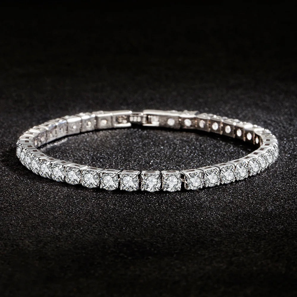 Pulsera Tenis de Plata 925 con Circonita para Mujer