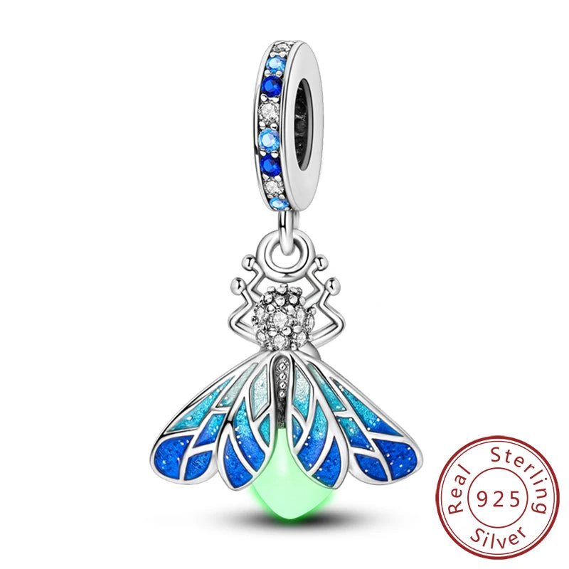 Charm Luciérnaga Luminoso Plata 925