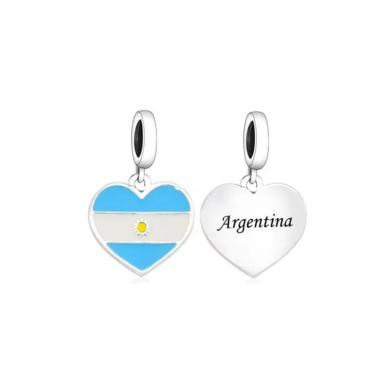Colección Mundial 2026 - Charm de Selección Plata 925