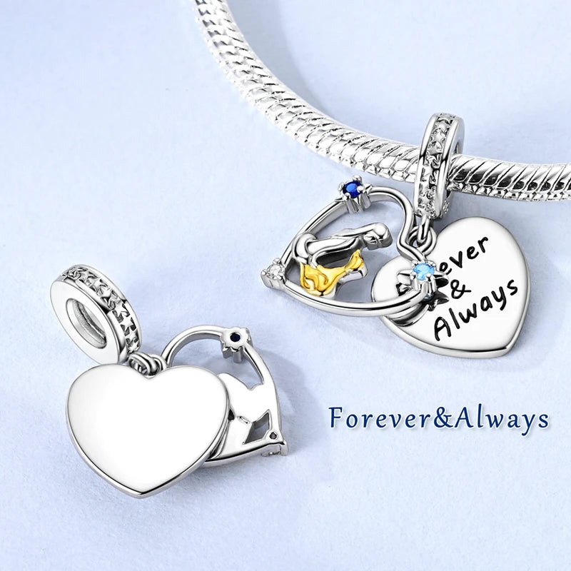 Charm de Plata para Mamás Perrunas