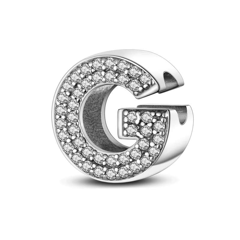 Charm Letra del Abecedario Plata 925 para Pulsera