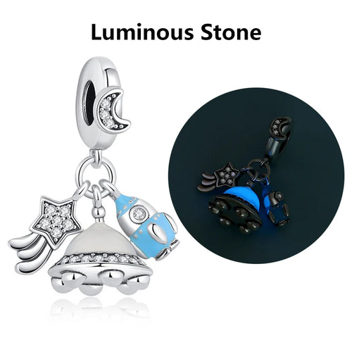 Charm Celestial Plata 925 – Universo y Estrellas