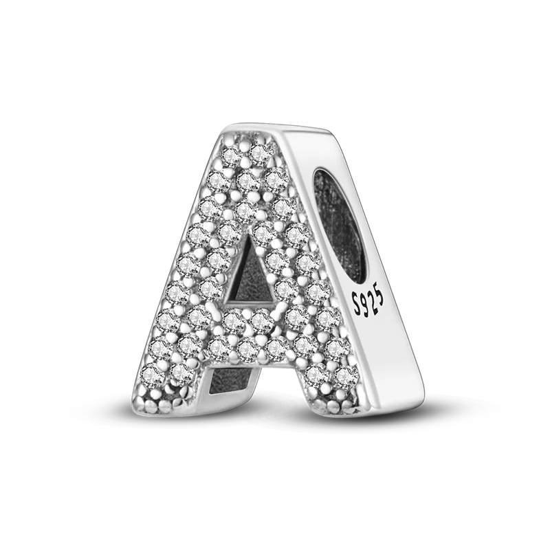 Charm Letra del Abecedario Plata 925 para Pulsera