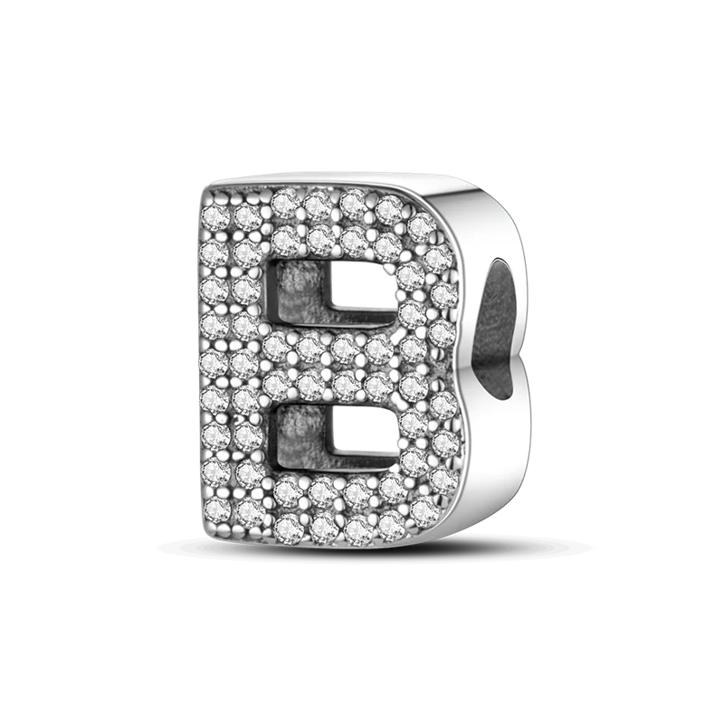 Charm Letra del Abecedario Plata 925 para Pulsera