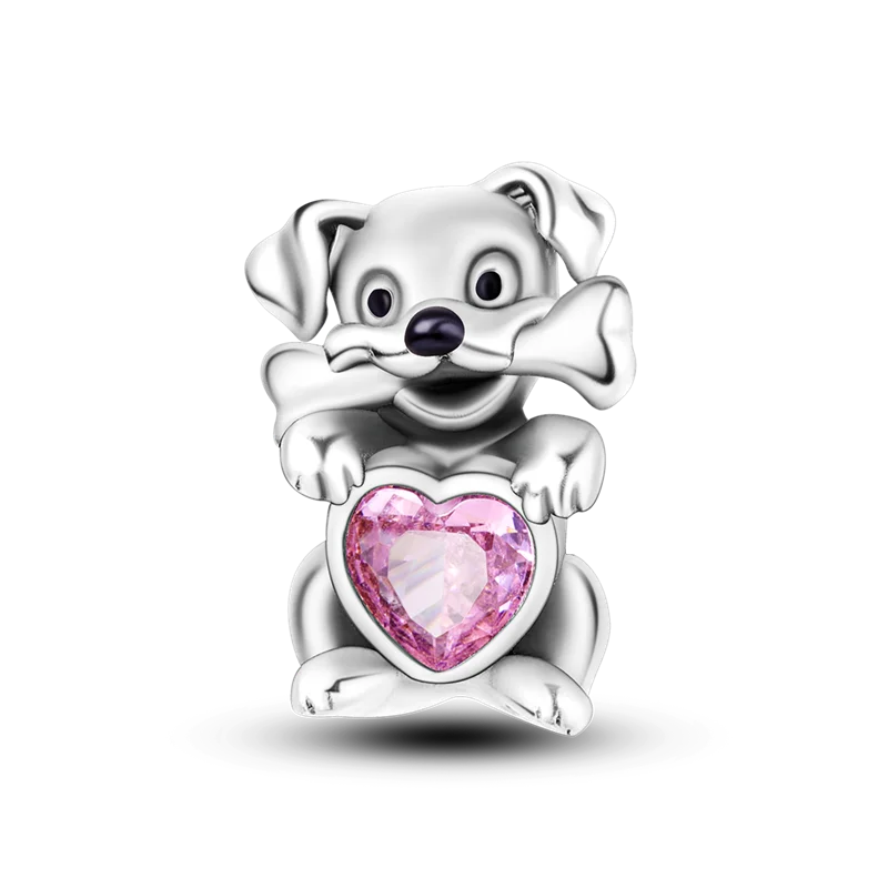 Charm de Plata para Mamás Perrunas