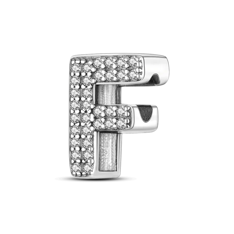 Charm Letra del Abecedario Plata 925 para Pulsera