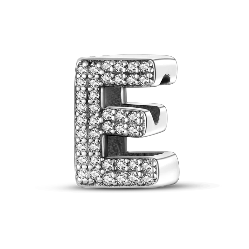 Charm Letra del Abecedario Plata 925 para Pulsera