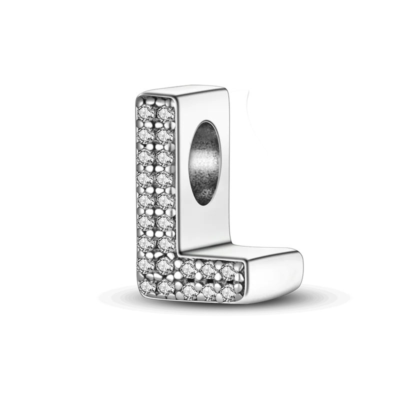 Charm Letra del Abecedario Plata 925 para Pulsera