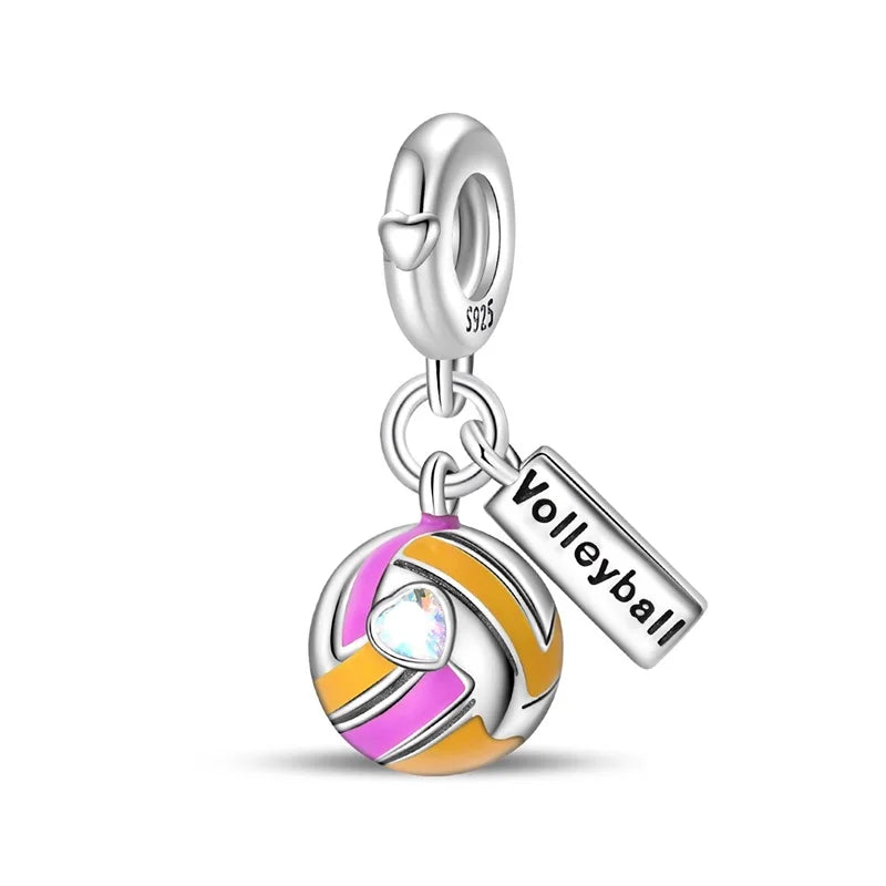 Charm Deportivo Plata 925 – Fútbol, Voleibol y Más