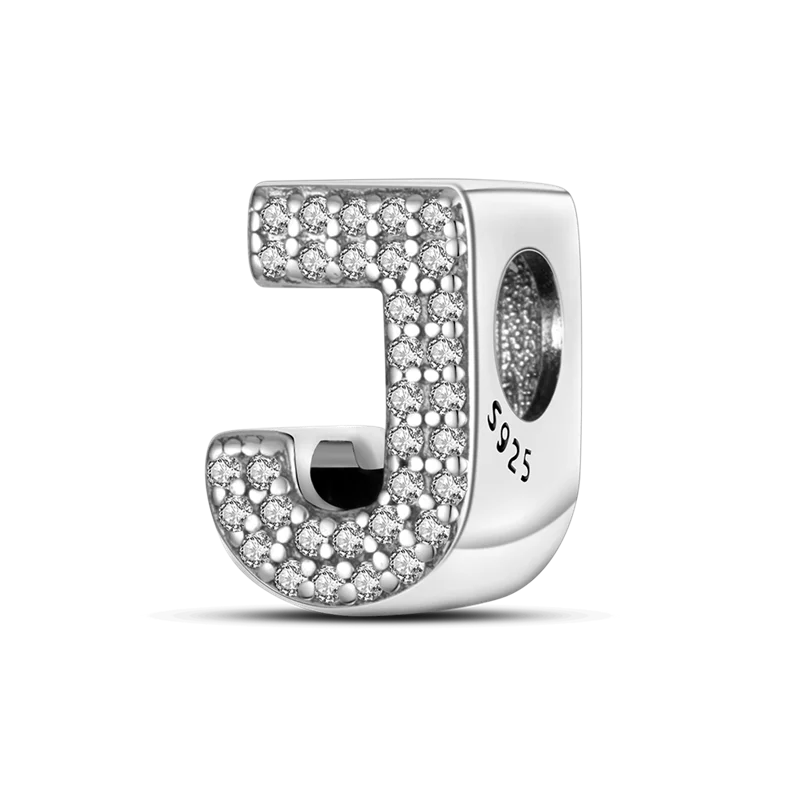 Charm Letra del Abecedario Plata 925 para Pulsera