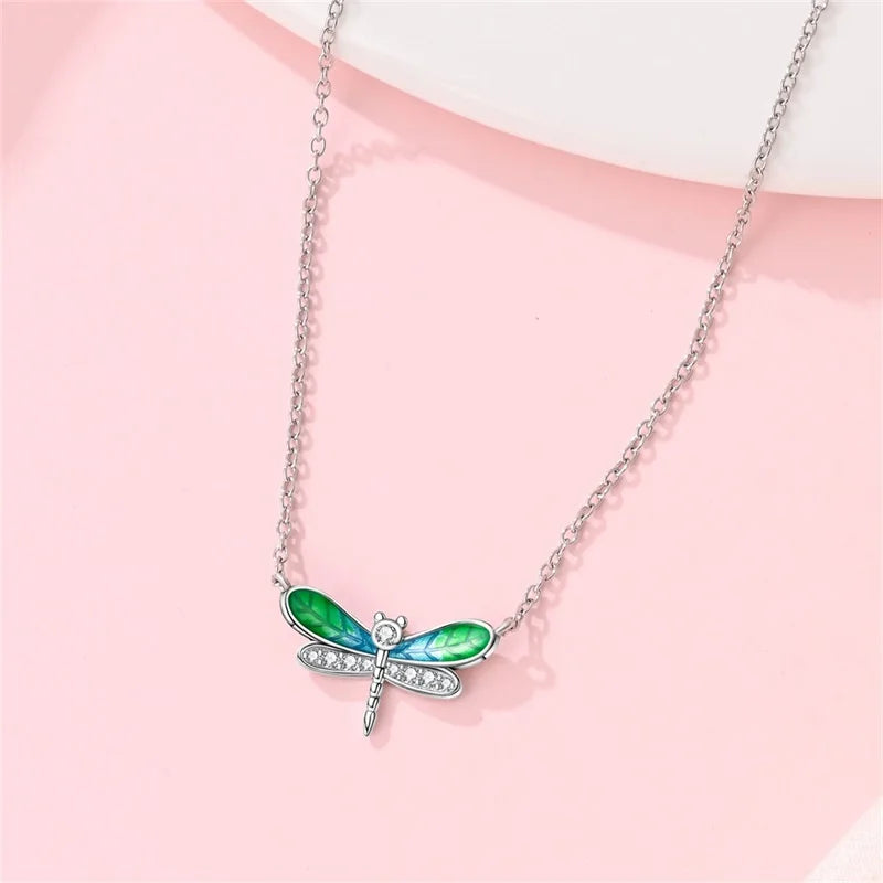 Collar de Mariposa Plata de Ley 925 — Colgante Elegante para Mujer