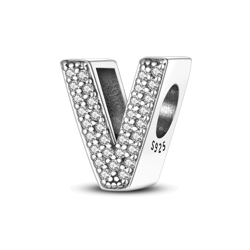 Charm Letra del Abecedario Plata 925 para Pulsera