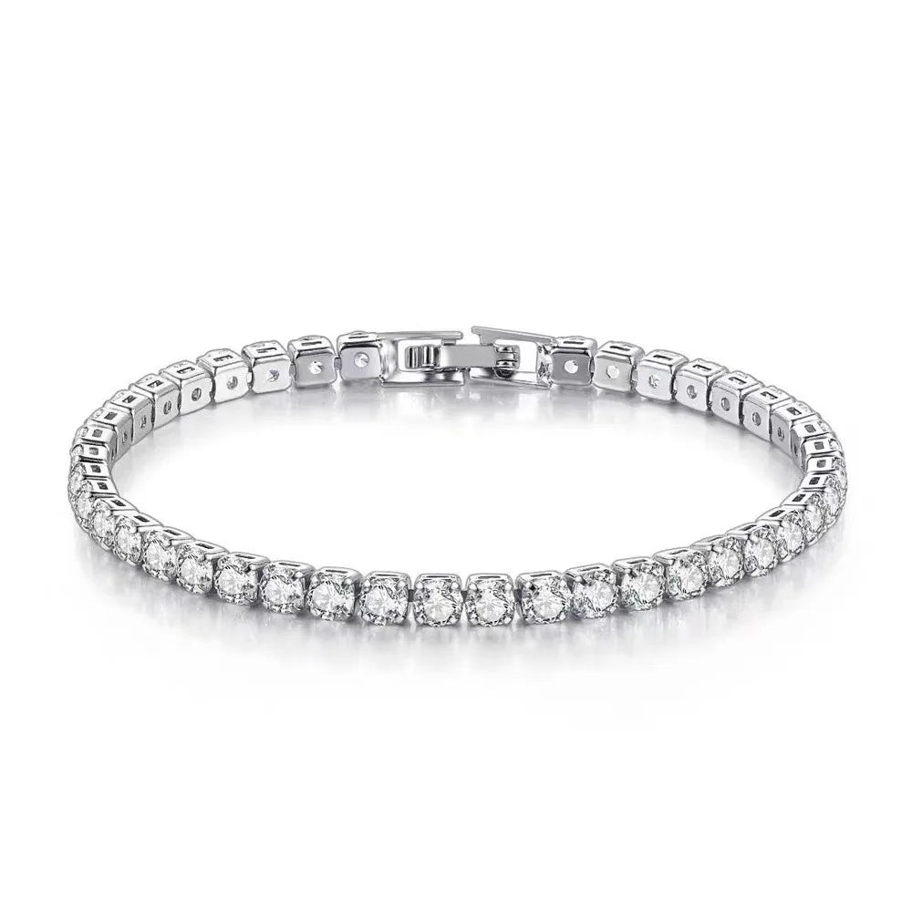 Pulsera Tenis de Plata 925 con Circonita para Mujer