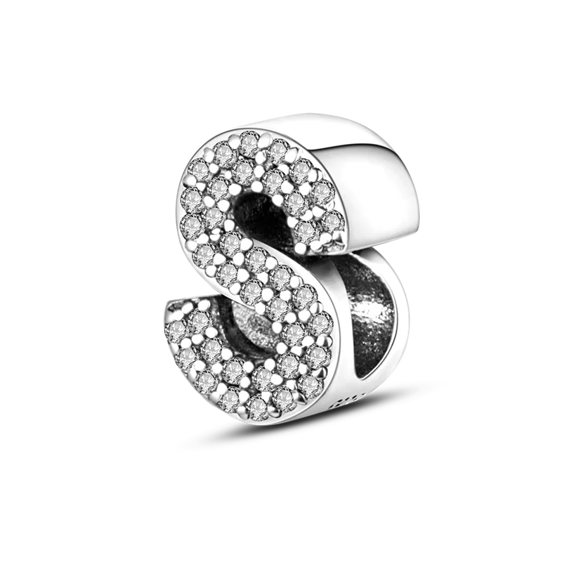 Charm Letra del Abecedario Plata 925 para Pulsera