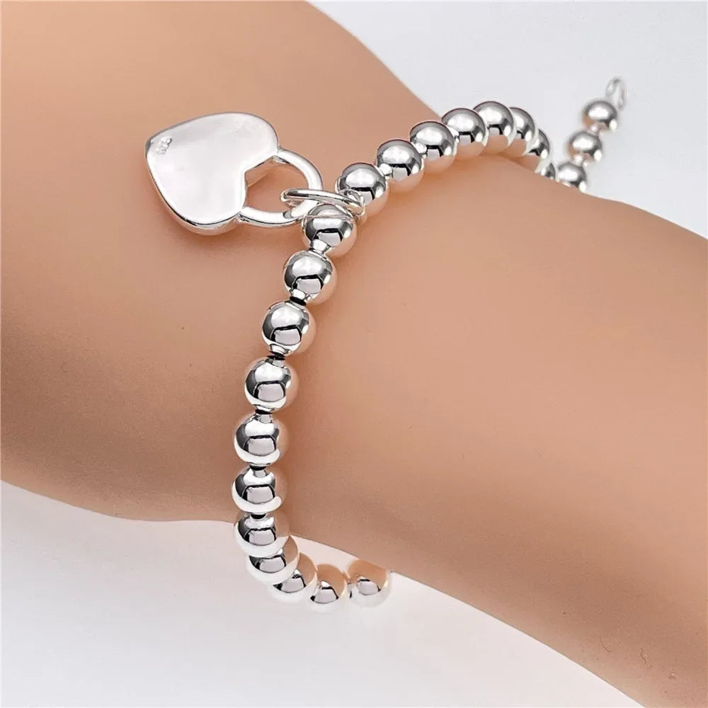 Pulsera de Plata 925 Cadena Sólida Unisex