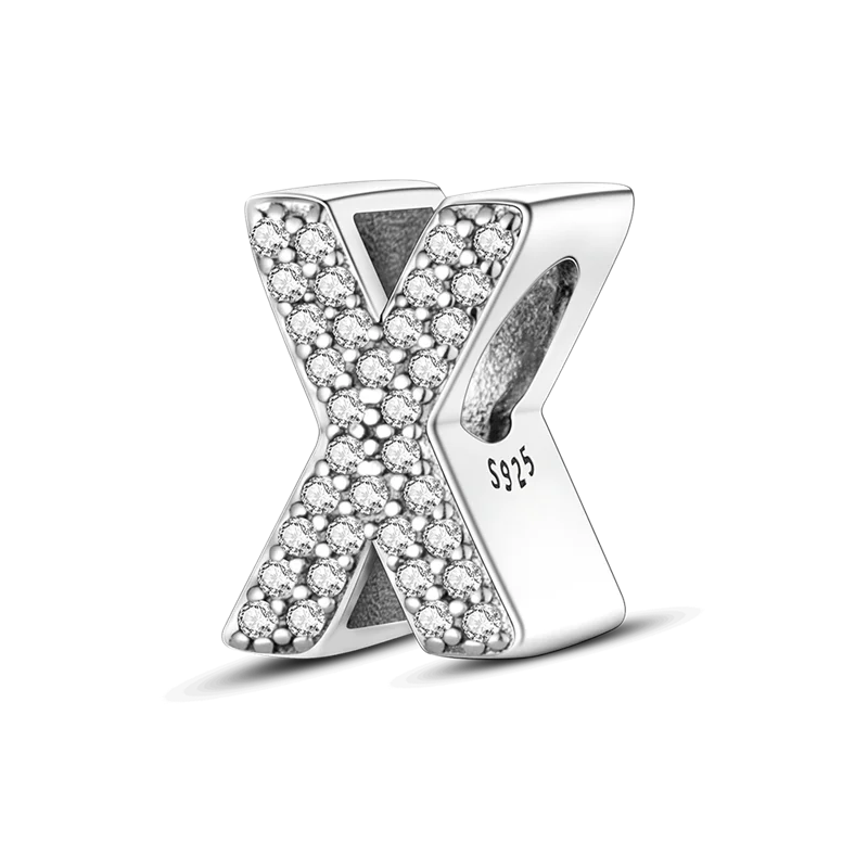 Charm Letra del Abecedario Plata 925 para Pulsera